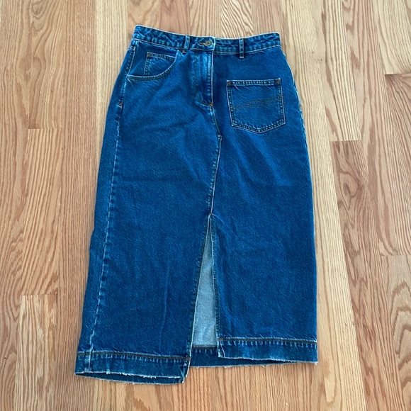 NWOT asymmetric midi dress - Picture 5 of 9